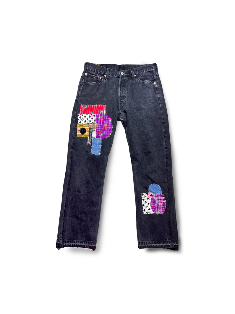 Vintage Levi’s Patchwork jeans